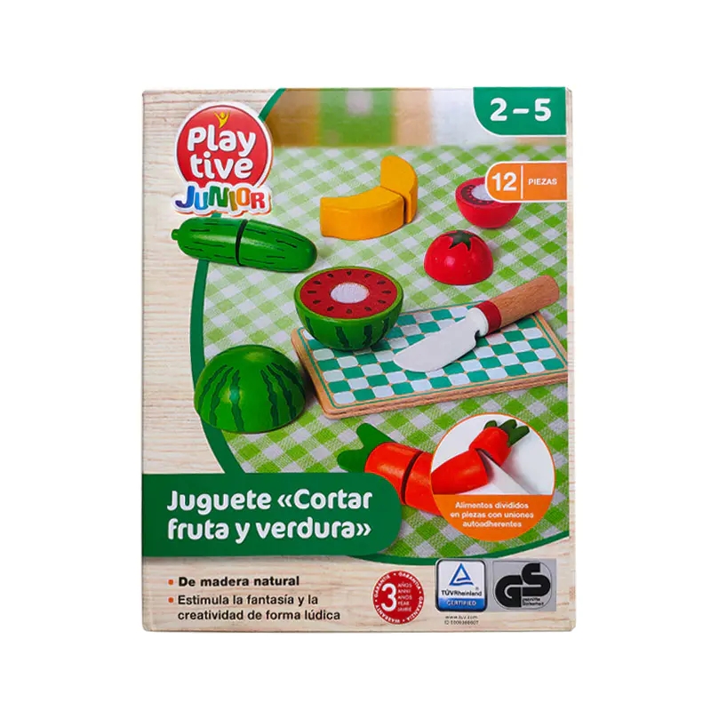 Foreign trade children pretending to be a family wine scene toy cooking competition wooden simulation vegetables and fruits breakfast cut music