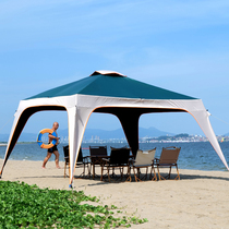 Large canopy outdoor camping tent rainproof sunshade beach park courtyard outdoor scenery awning