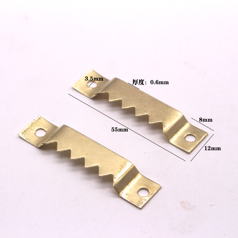 Cross embroidered photo frame hook golden serrated hook to increase widening rack hanging gold large rack hanging five gold accessories