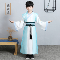 Boys Hanfu Childrens Costumes Super Immortal Young Masters Child Suit Chinese Style Swordsman Student Chinese Knight Performance Clothes Autumn