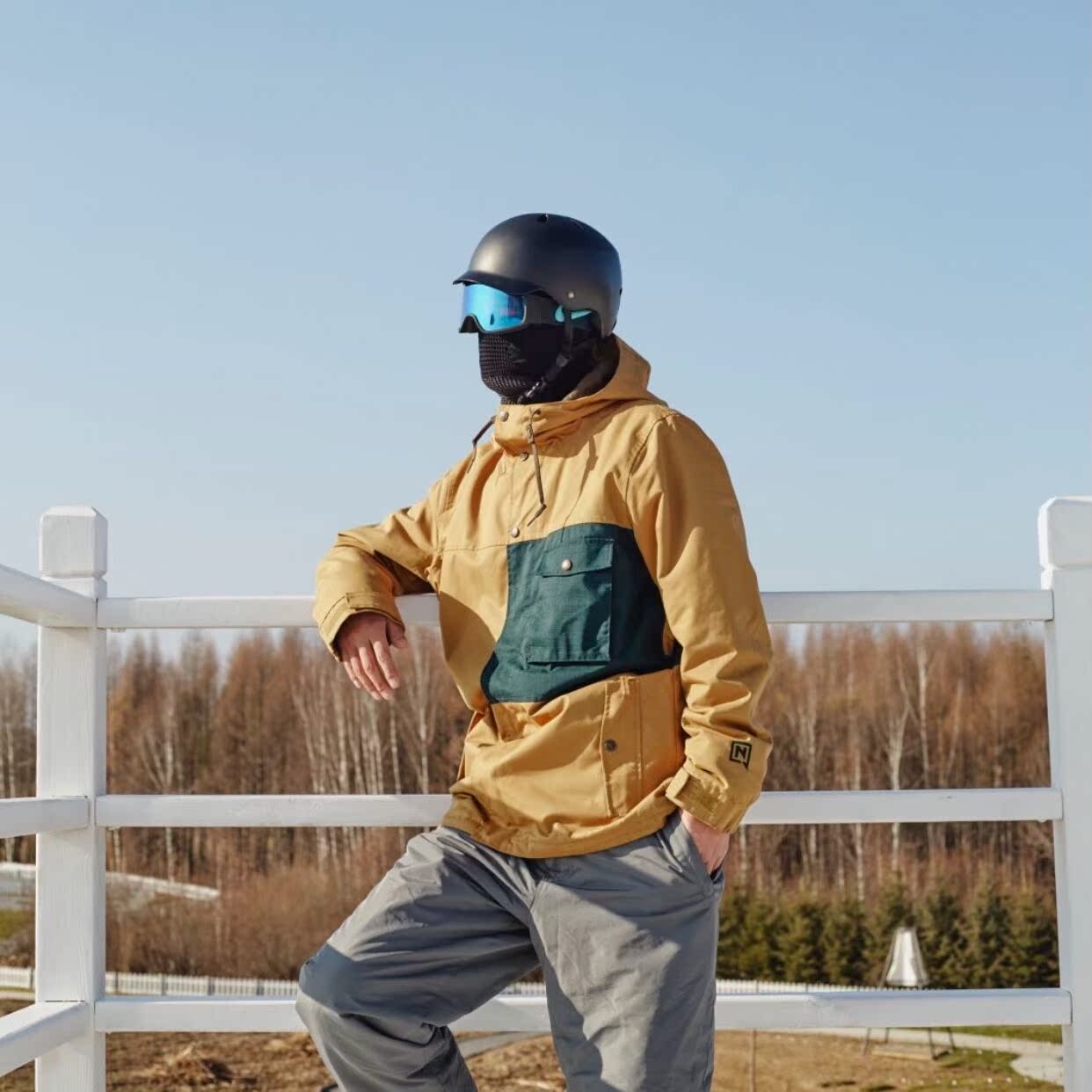 Changbai Mountain ski suit rental acx outdoor ski pants men's and women's snowboard double board tide brand waterproof jacket