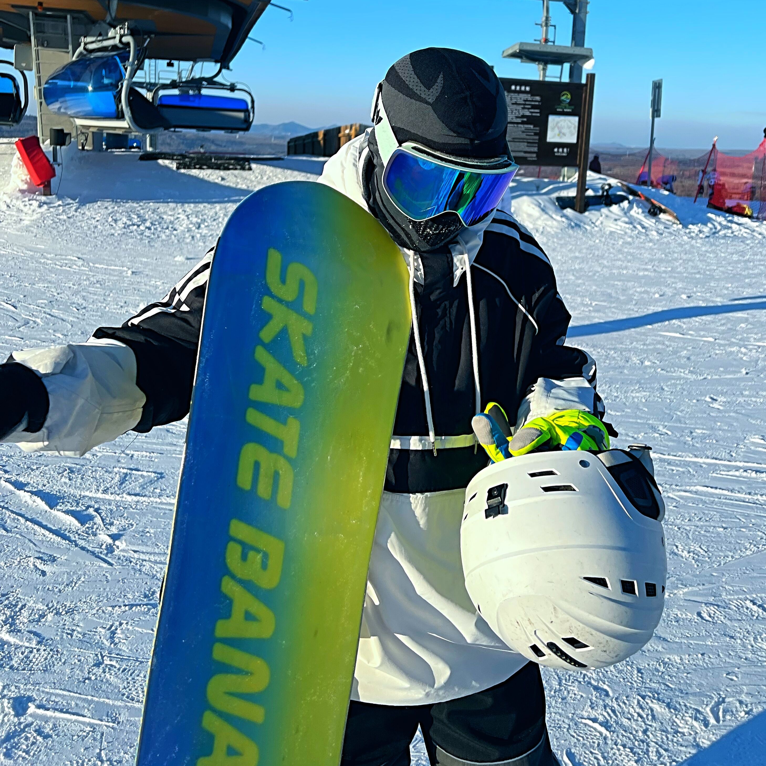 Changbaishan ski suit rental ICOP Korea outdoor snow clothes men and women's sideboard double plate anti - waterproof