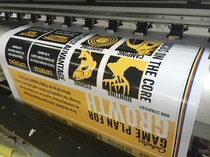  Self-adhesive car stickers Car body advertising wall stickers UV high-definition printing black and white glue domestic imported 3M BGS material