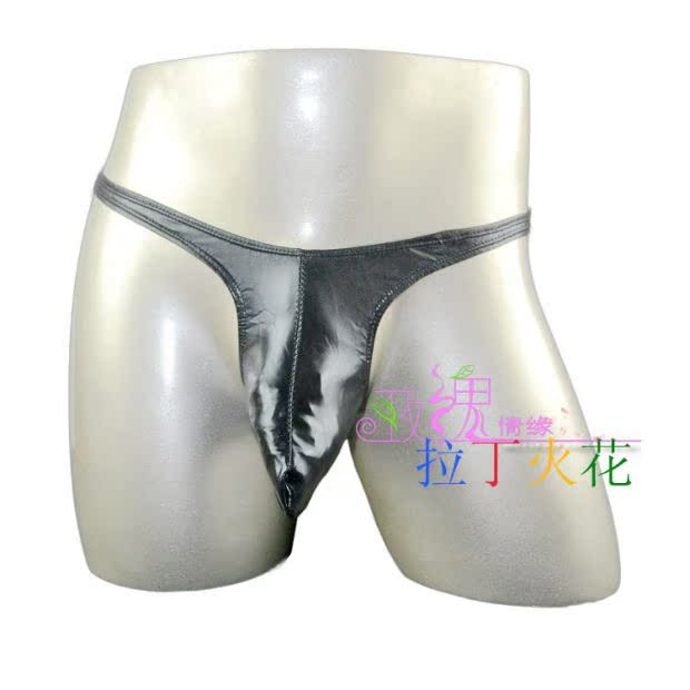 Bán chạy nhất đồ lót nam giả da gợi cảm cốc sơn da đạn thấp eo thong nam T quần C quần T153 quần lót cạp thấp