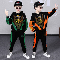 Two-year-old male treasure autumn 3 hip-hop boys tide handsome 2021 new childrens sportswear 8 boy zhong da tong 9-year-old