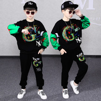 3-4 years old boy sports suit 5 childrens wear 6 boys autumn suit 2021 New Fashion loose 8 two-piece set