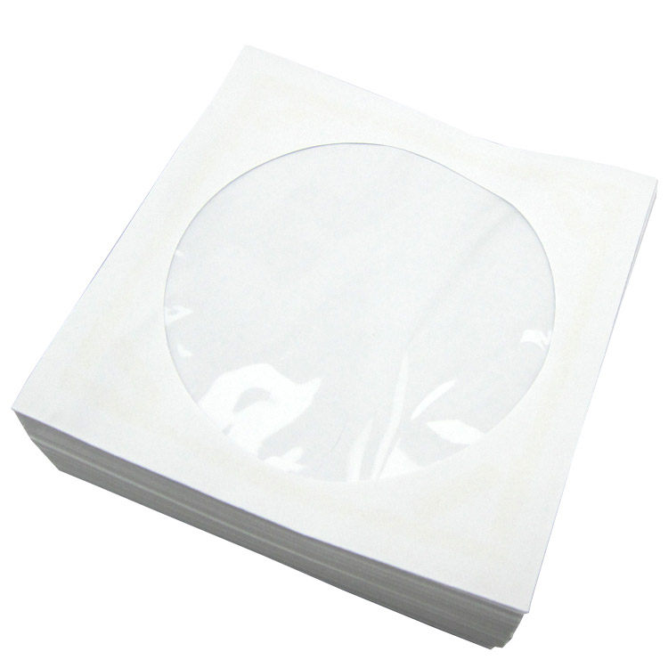 (100g paper bag) CD packaging CD DVD bag Disk storage white paper bag CD bag wrapping paper