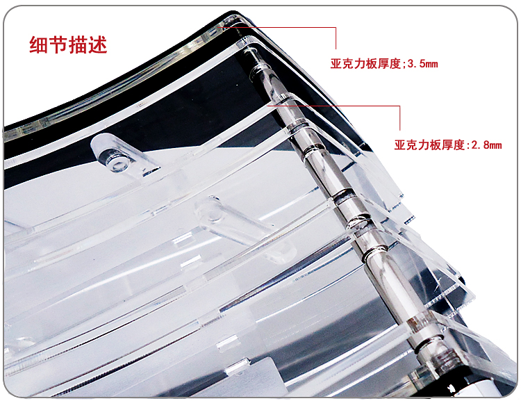 Nhà bếp sáng tạo Acrylic Chủ dao Dao Dụng cụ nhà bếp Nhà bếp Giá bếp Lưu trữ nhà bếp Giá - Phòng bếp kệ đựng gia vị thông minh
