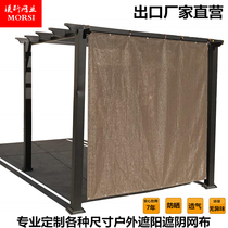 Custom balcony shading net edge encryption sunscreen heat insulation net Gardening breathable fleshy green plant maintenance cover flower net