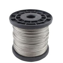 304 stainless mesh wire rope D-buckle shade net traction link fixed rope Drying rope steel wire