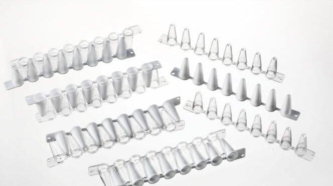 美国GCS 标准低型 0.1ml乳白色PCR 8排管(Real Time专用) 125/袋
