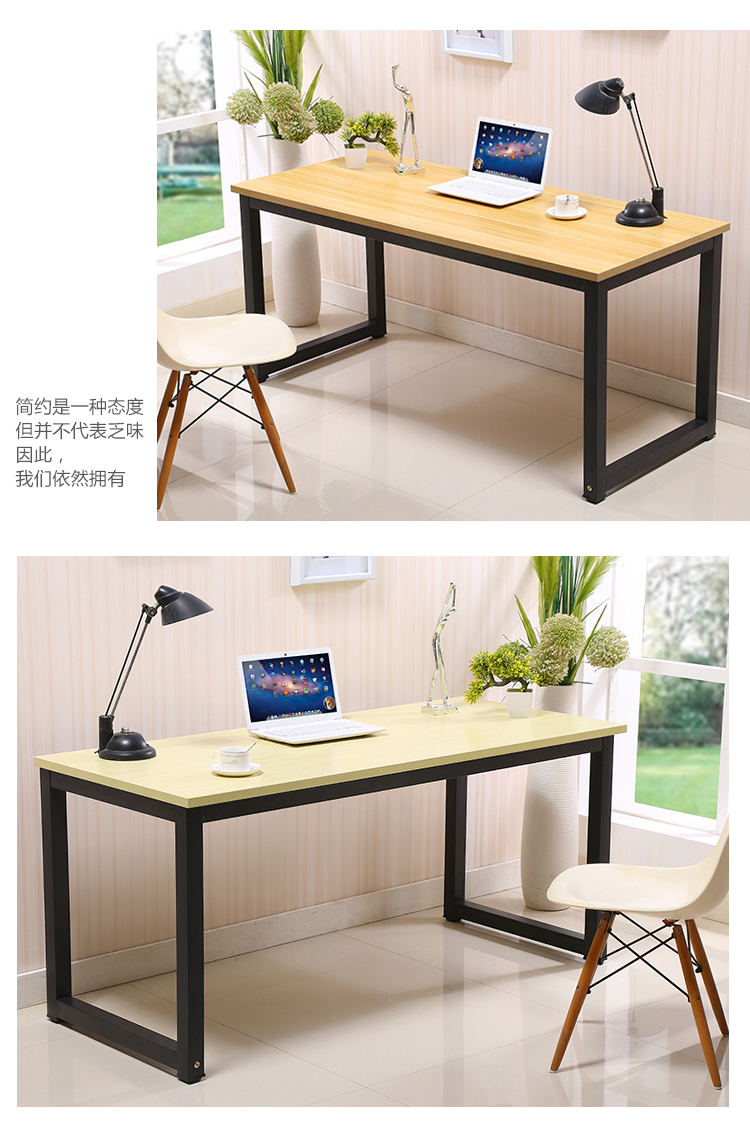 Bàn máy tính để bàn bằng gỗ lắp ráp bàn đôi nhà đơn giản hiện đại bàn đơn giản - Bàn bàn học cho bé trai