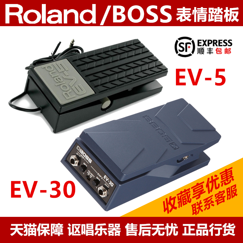 Roland EV-5 Boss EV-30 synthesizer keyboard speaker volume expression pedal controller