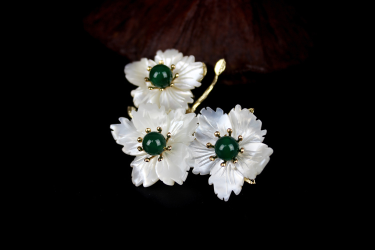 Broche en Nacre - Ref 1185651 Image 7