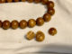 Golden nanmu bracelet Sichuan Zhennan old material full of gold 108 beads rosary bracelet 1.0 men's hand-held beads