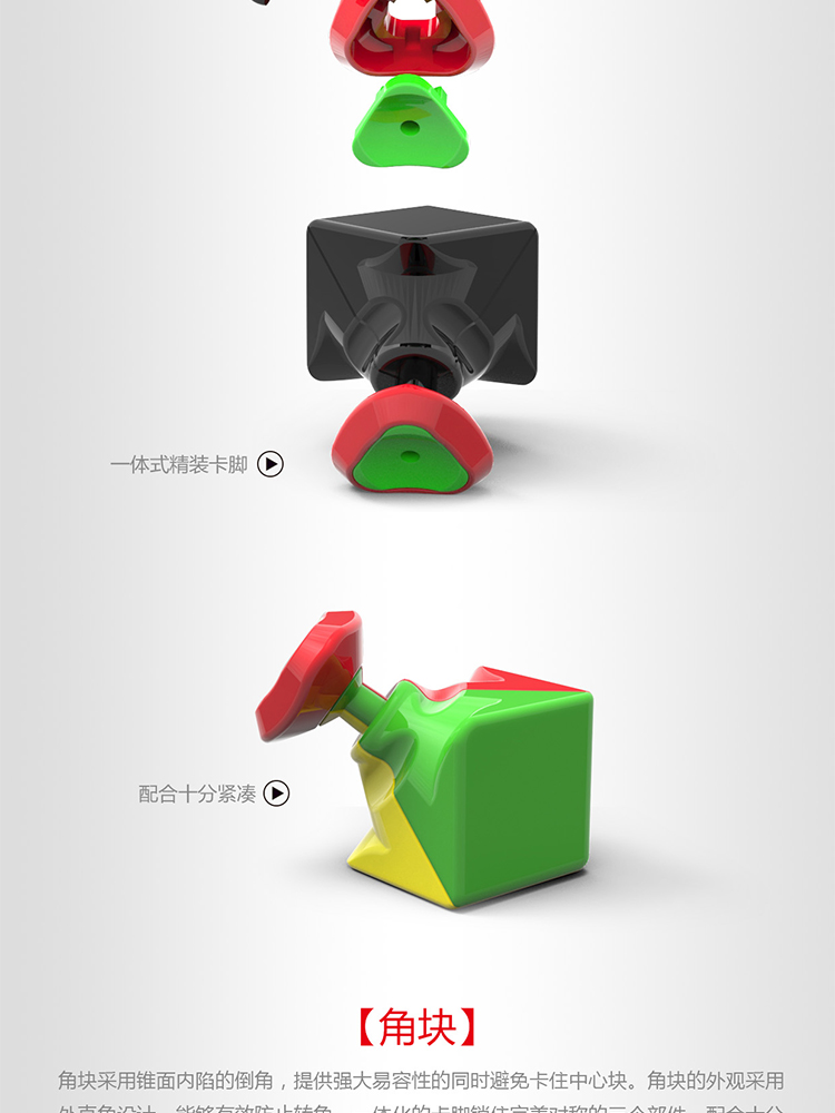 Qiyi Rubiks Square Gree God đặt hàng thứ ba Rubiks Cube Thunder Thứ 3 Rubiks Cube đồ chơi thông minh trò chơi trơn tru chuyên nghiệp để gửi hộp pp búp bê công chúa