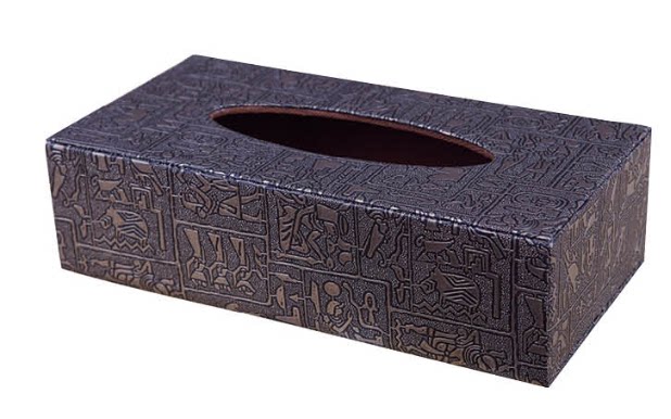 Hotel KTV Guest Room Supplies Leather Tissue Box Cramps Paper Towels Paper Boxes Egypt Tattooed Tissue Box-Taobao