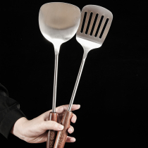 JAPAN DANSWAY ANTIBACTERIAL 304 STAINLESS STEEL PAN SHOVEL HOME SUIT KITCHEN Old Fried Vegetable Spade Spoon Saute Spoon