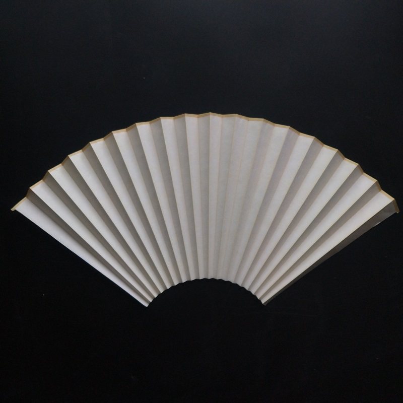 Various sizes blank fan Su Gong ultra-thin fan high-grade cooked Xuansu White 6-12 inch folding fan dedicated pure manual