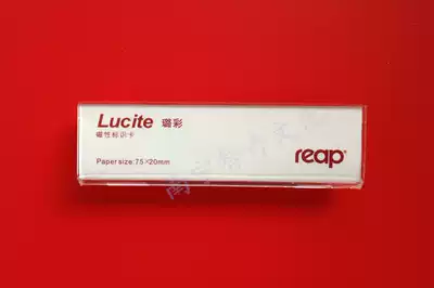 Luo Cai-magnetic signage 75 * 20MM Rip high grade acrylic organic badge name card employee number