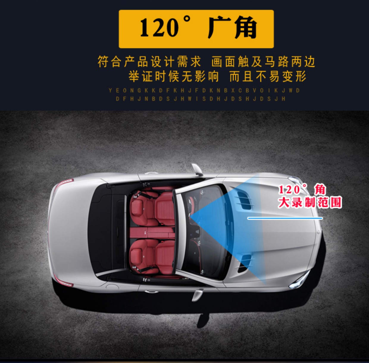 Gương chiếu hậu xe ô tô ghi hình 1080P HD nhìn đêm ánh sáng xe chu kỳ ghi 3,5 màn hình - Âm thanh xe hơi / Xe điện tử loa ô tô jbl
