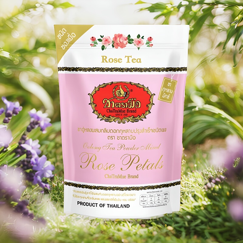 Thai Hand-Labeled Rose Tea Butterfly Pea Jasmine Tea Milk Tea Shop Commercial Tea Thai Milk Tea Black Tea Cold