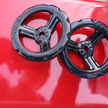 DN65 indoor fire hydrant handwheel handle turntable bolt handle fire hydrant with midhole approb. 16mm