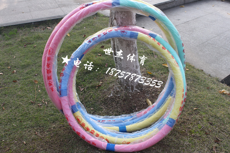Three-color Foam Fitness Circle Collage of the Ring Sponge sponge The ring sponge has a diameter of about 85cm and weighs 1 2kg