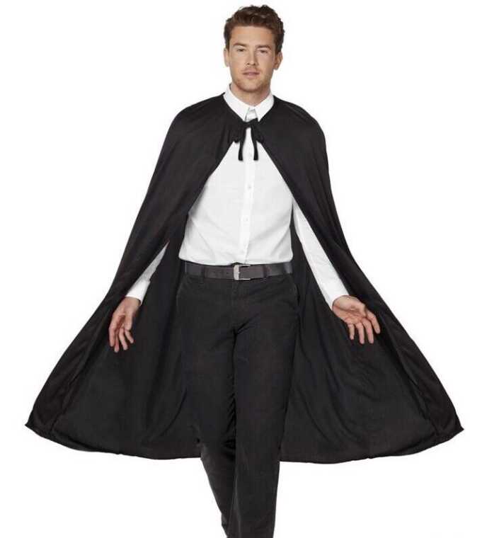 ハロウィン 帽子なし ステージ衣装 大人用 魔法のマント ホラー 死 吸血鬼 魔女 黒マント