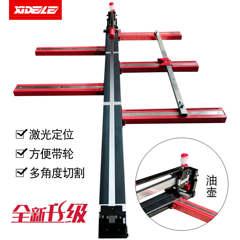 Sidler manual tile cutting machine pushknife 1600 1800 large plate tile cutting machine pushknife laser