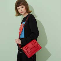 WAWOO Thai Merimies red small bag female 2021 wild new crossbody shoulder small square bag