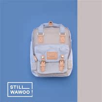 WAWOO Hong Kong Doughnut striped mini 7L shoulder bag Womens Small bag mini backpack