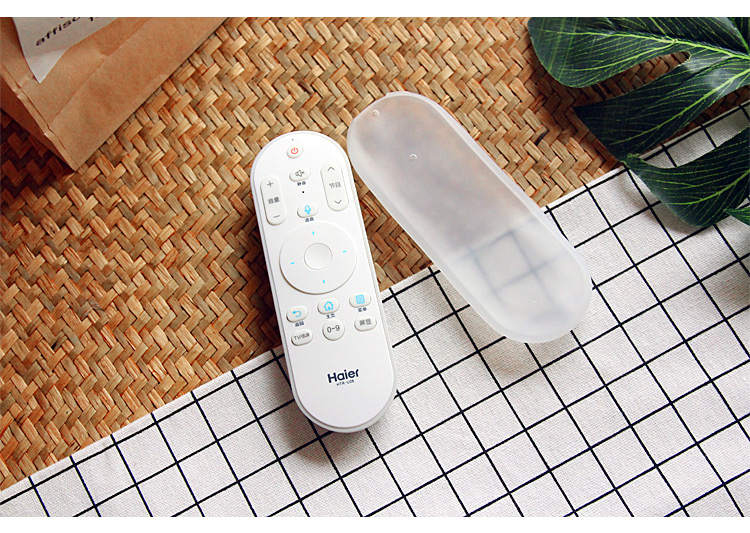 Haier TV HTR-U08 HTR-U15 silicone trong suốt điều khiển từ xa bìa bảo vệ bìa chống bụi vỡ chống thấm nước