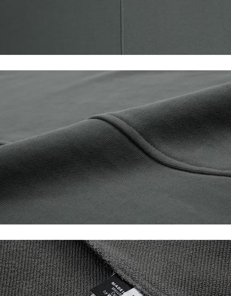 Bat Mới tay áo cánh dơi giả hai mảnh khâu áo len Rơi vai OVERSIZE hoodie trơn