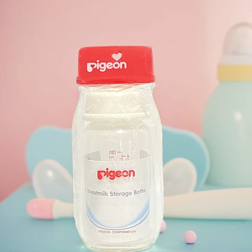 Pigeon, импортная ёмкость для хранения молока, охлаждаемая бутылочка для кормления, молочко, лосьон, Гонконг, стандартный диаметр