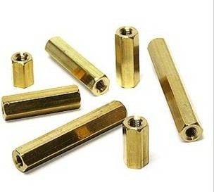 Double pass M3 * 15mm bronze column hexagonal copper column