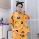 Bộ đồ ngủ ngắn tay mùa hè phù hợp với kích thước lớn cotton nguyên chất lỏng lẻo phim hoạt hình sinh viên phục vụ tại nhà Quần đùi giản dị Hàn Quốc cộng với chất béo - Cặp đôi