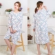 Mùa thu và mùa đông áo dài tay phiên bản Hàn Quốc của bộ đồ ngủ nhung mỏng kích thước lớn dài phần giải trí dài đảo nhung phục vụ nhà áo ngủ shop đồ lót đẹp giá rẻ