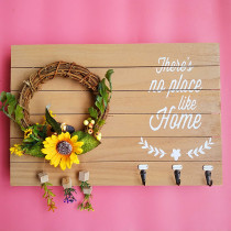 Nordic solid wood meter box shielding box decorative painting creative home wall decoration wall hanging switch box decorative box hanging hook