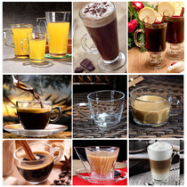 72 Juice Glass Coffee Cup Set Latte Ireland Thickened Heat-Resistant Pudding Mocha Factory Direct