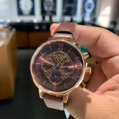 Little s American Olivia Burton Burton leather strap three laps 16CG84