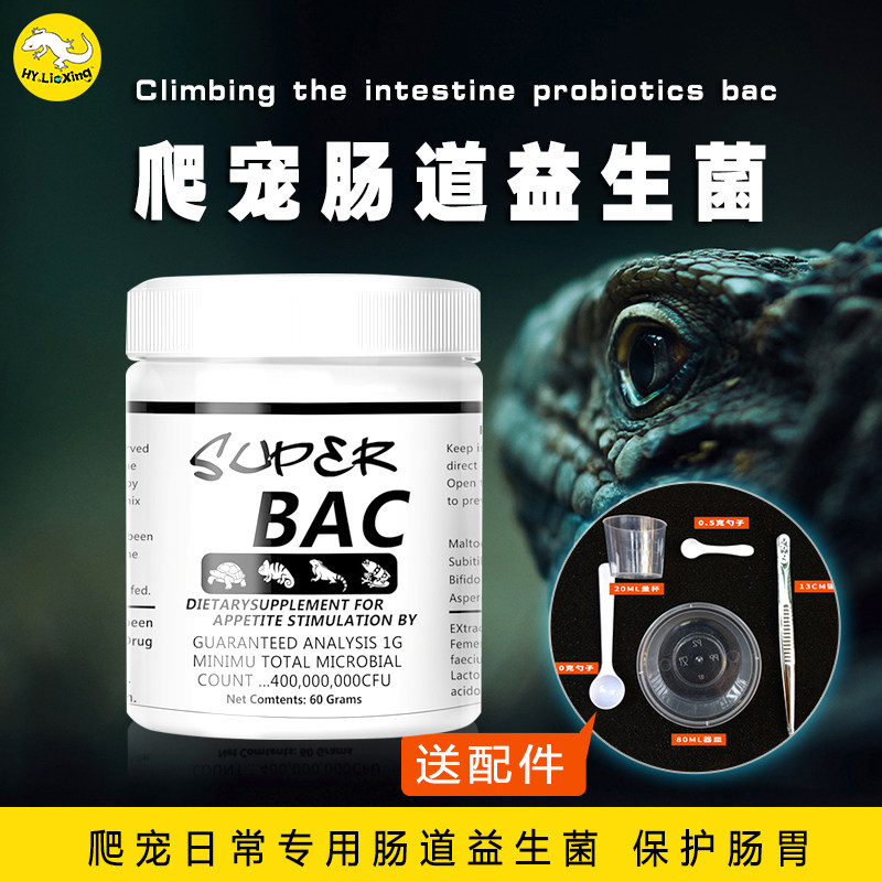 Hunting YH climbing pet BAC imported formula Palace lizard gastroenteritis diarrhea diarrhea special intestinal conditioning powder
