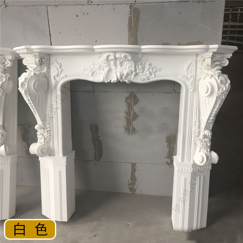 PU European fireplace American country fireplace decoration cabinet furnace core decoration furnace core decoration frame living room decoration