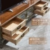 Mỹ gỗ rắn tủ tivi bàn cà phê kết hợp bộ bàn ghế phòng khách kết hợp căn hộ nhỏ đầy đủ nhà đầy đủ - Bộ đồ nội thất giường thông minh Bộ đồ nội thất