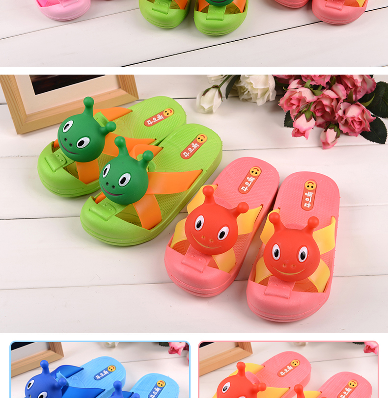 Pantoufles enfants en autre pour hiver - semelle caoutchouc - Ref 1036640 Image 10