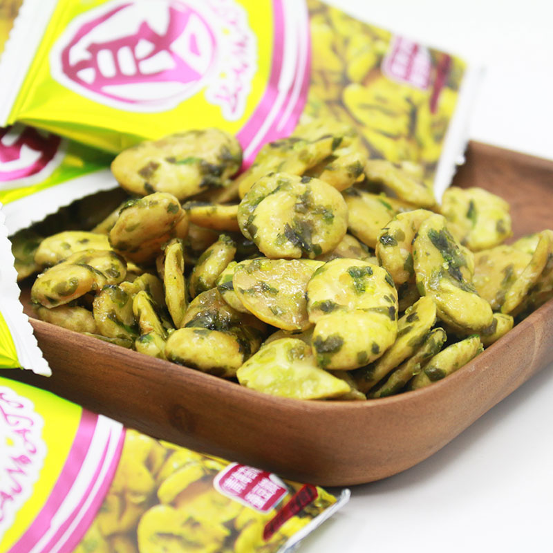 Good One Food Silkworm Bean Flap Green Sea Moss Taste 250 gr Sea Moss Bean Snack Casual Snack Independent Pouch