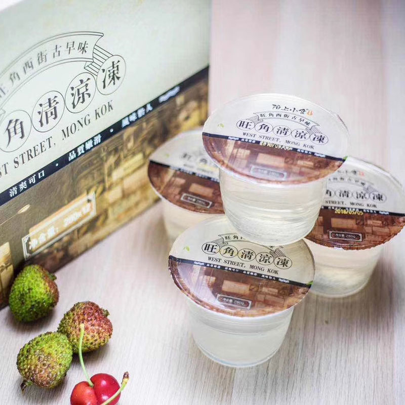 Strangetop Refreshment Mong Kok West Street Ancient Grass Taste Mong Kok Cool Frozen Dessert Drink 280 gr * 9 bottles