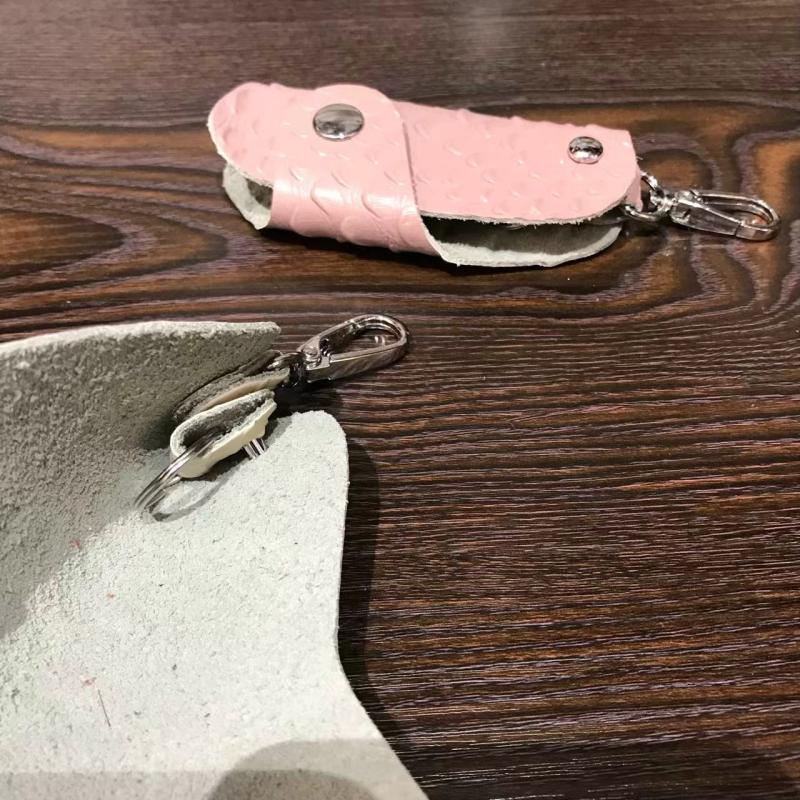 Key bag unisex eo keychain chìa khóa xe vài keychain Hàn Quốc đơn giản phiên bản của keychain ví móc khóa