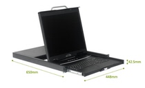 Rui Shield 19 inch 8 Port LCD KVM switcher KVM1908AU KVM1908DU folding LCD monitor