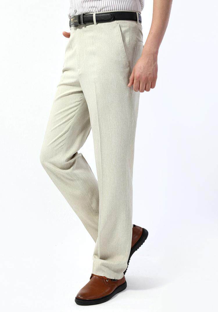 Pantalon droit en chanvre pour été - Ref 1466167 Image 18